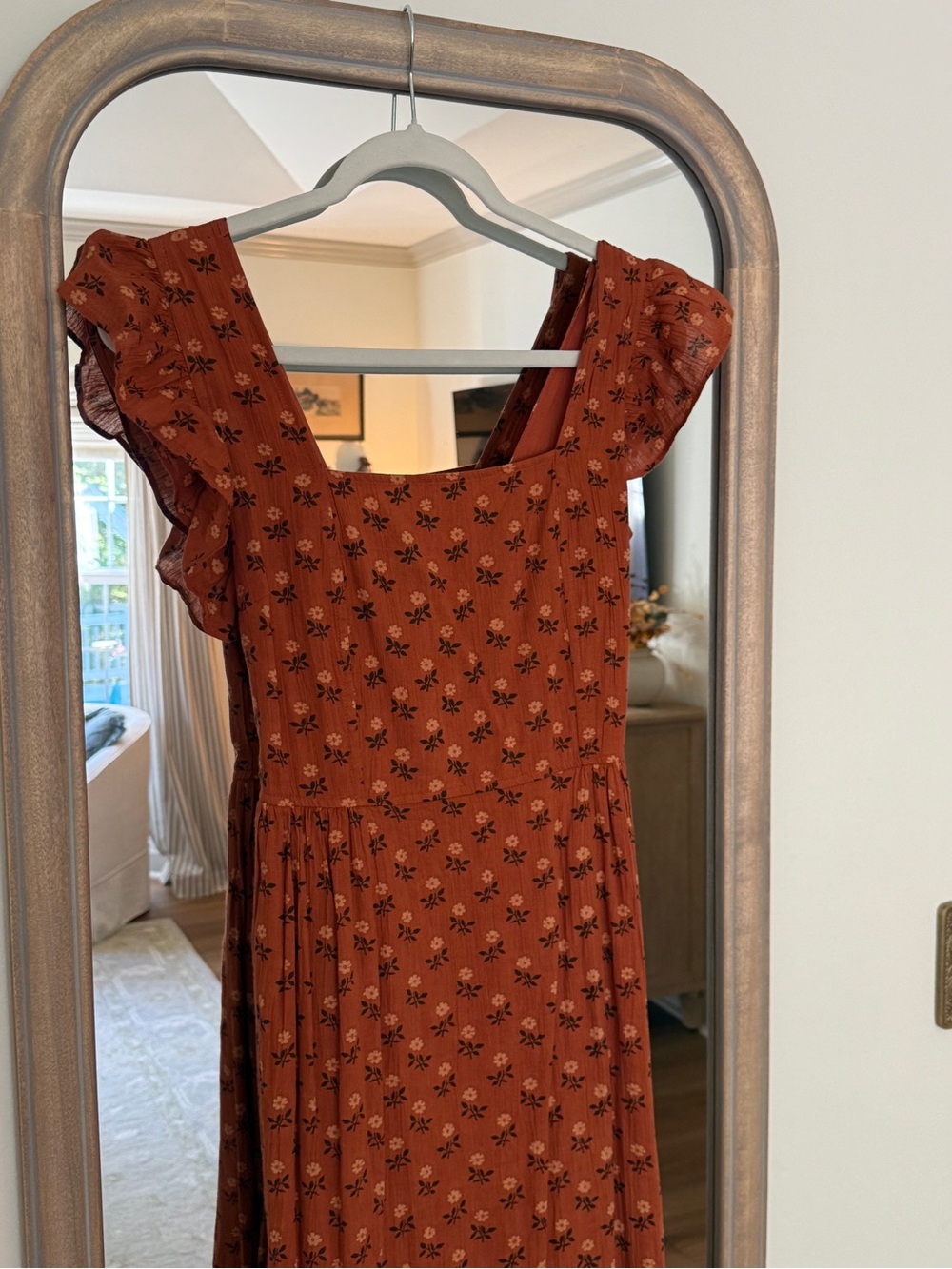Madewell Block Print Fall Dress